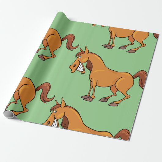 Happy Horse Cadeaupapier (Uitgerold)