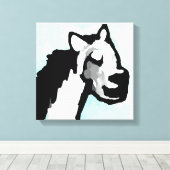Happy Horse Canvas Afdruk (Insitu (Houten vloer))