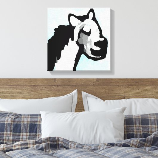 Happy Horse Canvas Afdruk (Insitu (Slaapkamer))