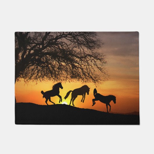 Happy Horse-deur — Mat (Voorkant)