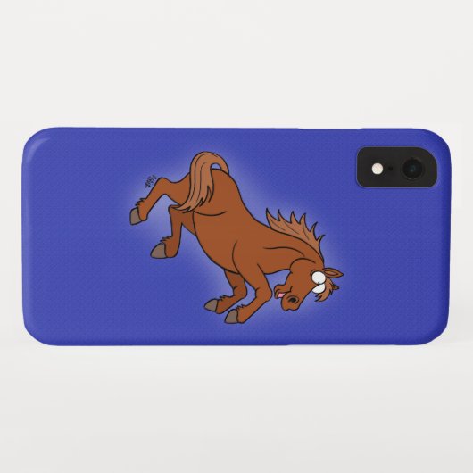 Happy Horse iPhone Case (Achterkant (horizontaal))