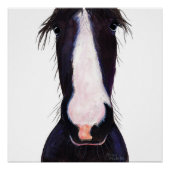 Happy Horse ' JeFF ' van Shirley MacArthur Poster (Voorkant)