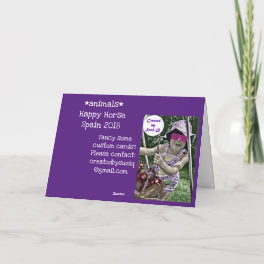 Happy Horse Kaart (Achterkant)