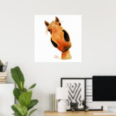 Happy Horse ' NuGGeT ' van Shirley MacArthur Poster (Thuiskantoor)