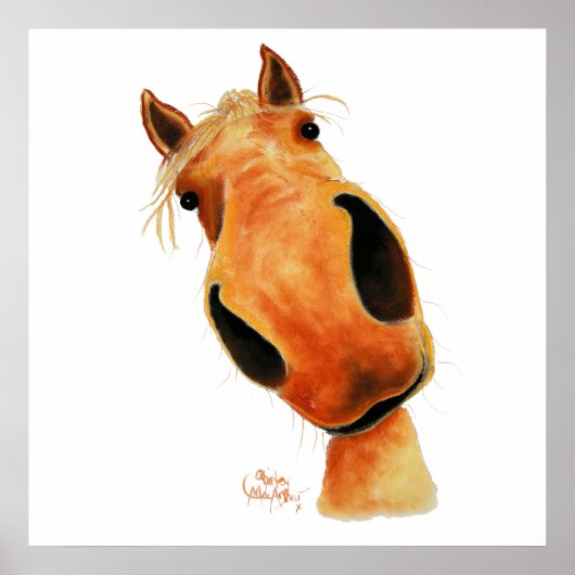 Happy Horse ' NuGGeT ' van Shirley MacArthur Poster (Voorkant)