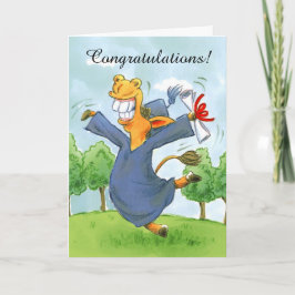 Happy Horse pet afstuderen aanpasbare kaart