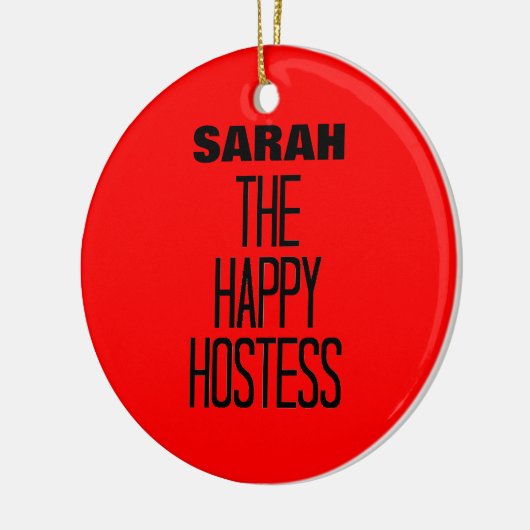 Happy Hostess Keramisch Ornament (Links)