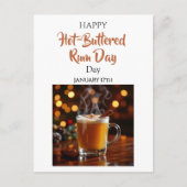 Happy Hot-Buttered Rum Day | January 17th Briefkaart (Voorkant)