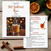 Happy Hot-Buttered Rum Day | January 17th Briefkaart
