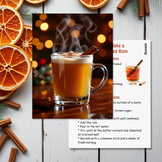 Happy Hot-Buttered Rum Day | January 17th Briefkaart