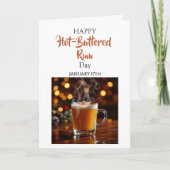 Happy Hot-Buttered Rum Day | January 17th Kaart (Voorkant)