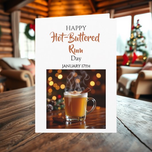 Happy Hot-Buttered Rum Day | January 17th Kaart