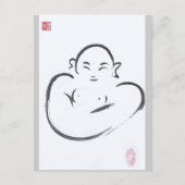 Happy Hotei Buddha Briefkaart (Voorkant)