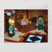 Happy Hotel Speelgoed Fotografie Feestdagenkaart (Voorkant)