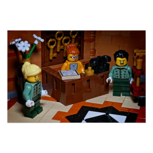 Happy Hotel Speelgoed Fotografie Perfect Poster (Voorkant)