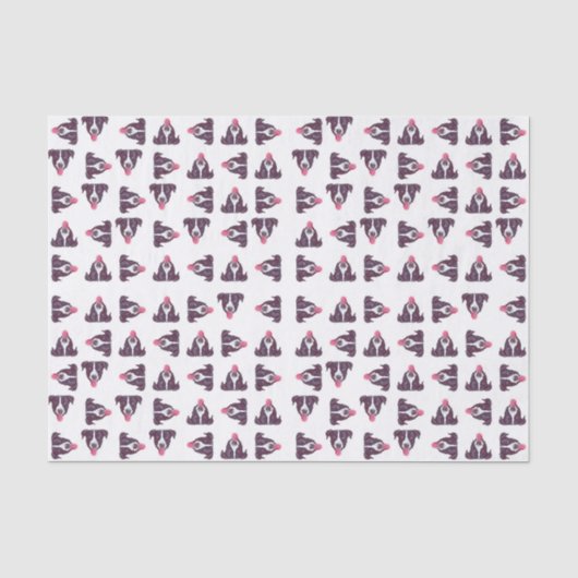 Happy Hound Funny Cute Dog Pattern Tissuepapier (Voorkant)