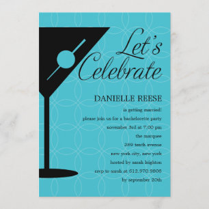 Happy Hour Bachelorette/Bridal Shower Uitnodiging