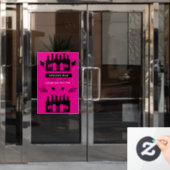 Happy Hour Bar En Pub Raamsticker (Kantoordeur)