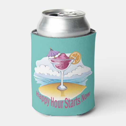 Happy Hour begint nu Blikjeskoeler (Blikje Voorkant)