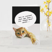 Happy Hour-bericht Ouder worden Grappig Verjaardag Kaart (Gele Bloem)