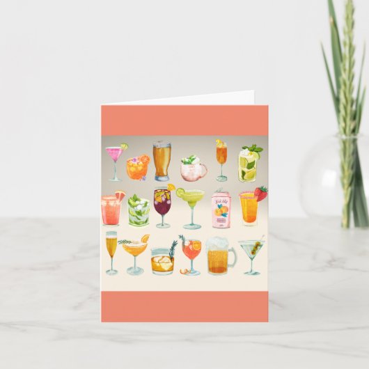 Happy Hour Blank Kaart (Voorkant)