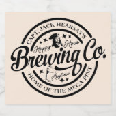 Happy Hour Brewing Co. Bier Etiket (Enkel label)