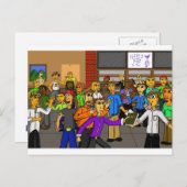 Happy Hour Briefkaart (Voorkant / Achterkant)