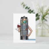 "Happy Hour" Briefkaart (Staand voorkant)