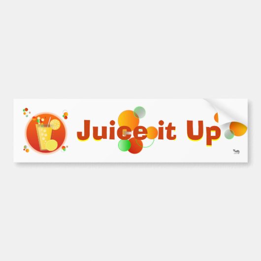 Happy Hour Bumpersticker (Voorkant)