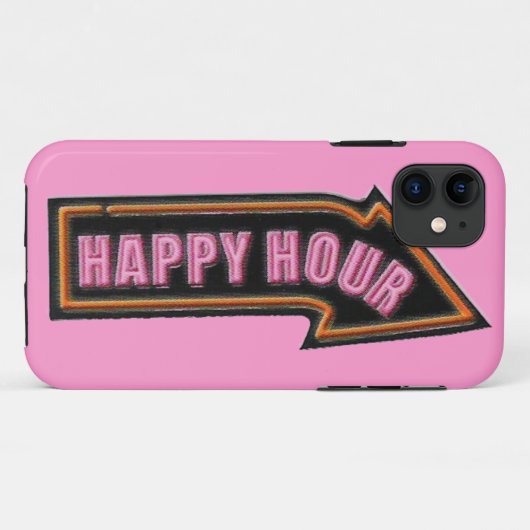Happy Hour Case-Mate iPhone Case (Achterkant (horizontaal))