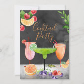 Happy Hour Cocktail Party - Uitnodiging (Voorkant)