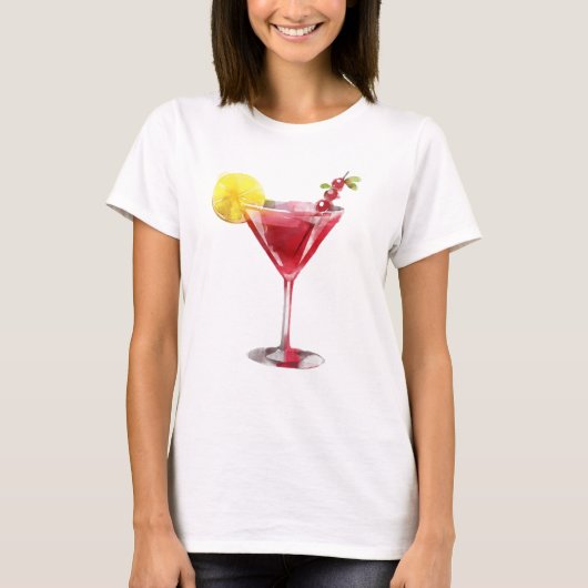 Happy Hour Cocktail T-shirt (Voorkant)