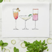 Happy Hour Dish Towel Theedoek (Gevouwen)