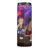 Happy Hour | Diversiteitskunst Thermosbeker (Achterkant)