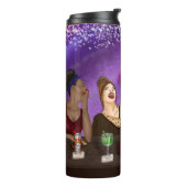 Happy Hour | Diversiteitskunst Thermosbeker (Gedraaid links)