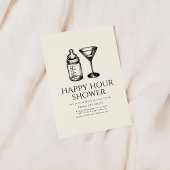Happy Hour Douche Baby shower Uitnodiging