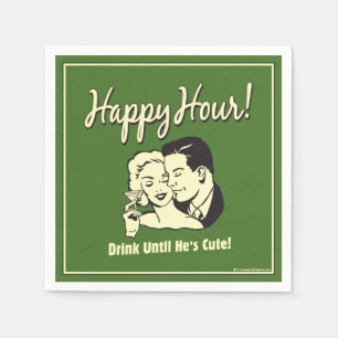 Happy Hour: Drink tot hij klaar is Servet