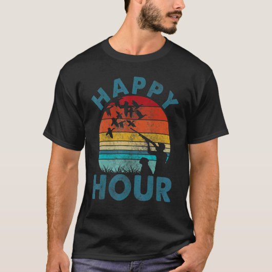 Happy Hour Duck Hunter 1 T-shirt (Voorkant)