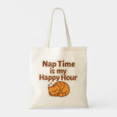 Happy Hour dutje – knuffel kat tas (Achterkant)