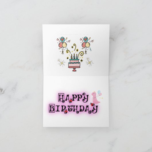 Happy Hour en Getting Old Funny Birthday Kaart (Binnen)