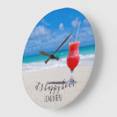 Happy Hour ergens Tropisch Strand Cocktail Grote Klok (Hoek)