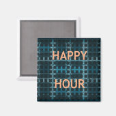 Happy Hour Fridge Magnets Magneet (Voorkant / Achterkant)
