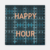 Happy Hour Fridge Magnets Magneet (Voorkant)