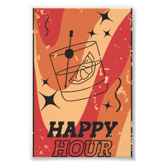 Happy Hour Haven Foto Afdruk (Voorkant)