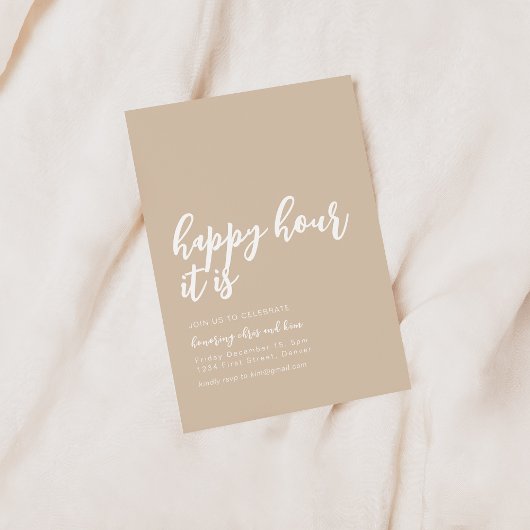 Happy Hour Het Is Cocktail Party Invite Kaart