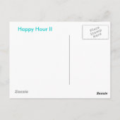 Happy Hour II Briefkaart (Achterkant)