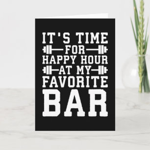 Happy Hour in mijn favoriete bar - Gym Inspirerend Kaart