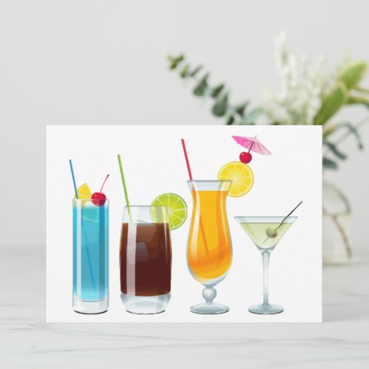 Happy Hour Kaart (Staand voorkant)