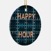Happy Hour Keramisch Ornament (Rechts)