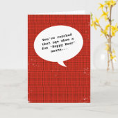 Happy Hour met het krijgen van Old Funny Birthday Kaart (Gele Bloem)